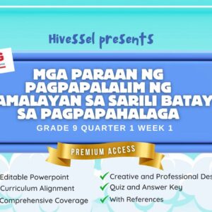 ESP 9 Quarter 1 Week 1 (Matatag)