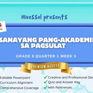 Filipino 9 Quarter 1 Week 3 (Matatag)