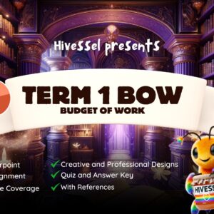 Budget of Work (Bow) AP 10 Term 1