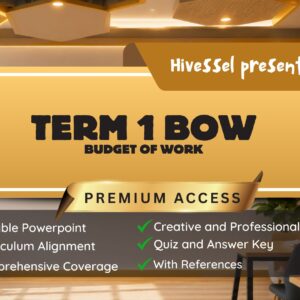 Budget of Work (Bow) Effective Communication Term 1