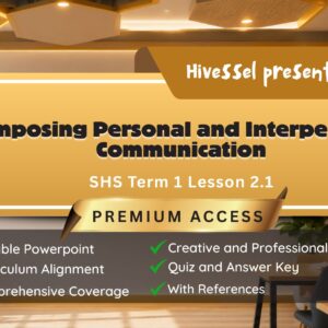 Effective Communication Term 1 Lesson 2.1