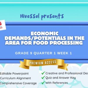 TLE-Food Processing 9/10 Quarter 1 Week 1 (Matatag)