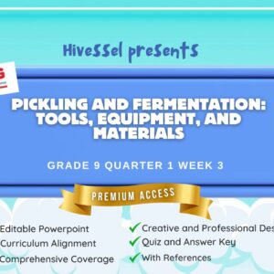 TLE-Food Processing 9/10 Quarter 1 Week 3 (Matatag)