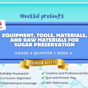 TLE-Food Processing 9/10 Quarter 1 Week 4 (Matatag)