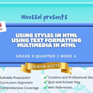 TLE 9 Quarter 1 Week 4 (ICT) (Matatag)