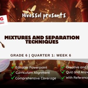 Science 6 Quarter 1 Week 6 (Matatag)