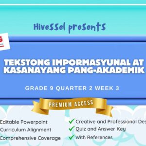 Filipino 9 Quarter 2 Week 3 (Matatag)