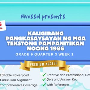 Filipino 9 Quarter 3 Week 1 (Matatag)