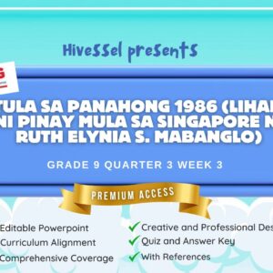 Filipino 9 Quarter 3 Week 3 (Matatag)